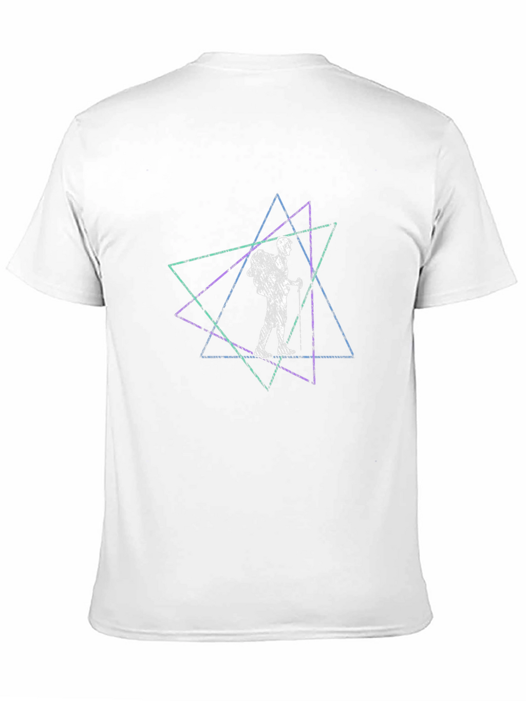 Geometric Hiker Tee - Black Graphic T-Shirt