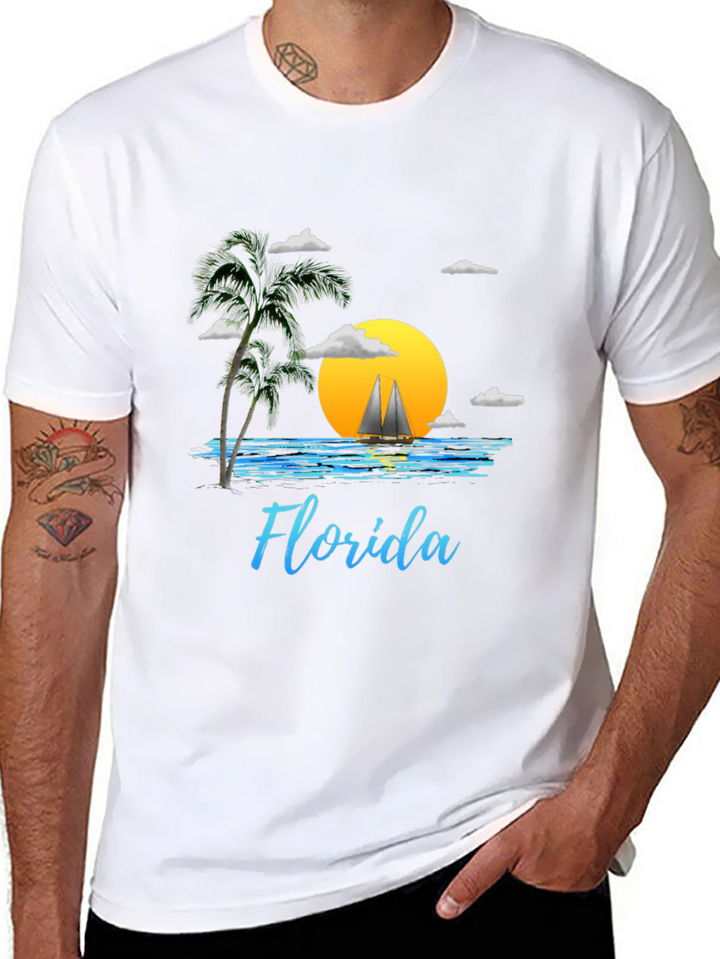 Florida Sunset Graphic T-Shirt