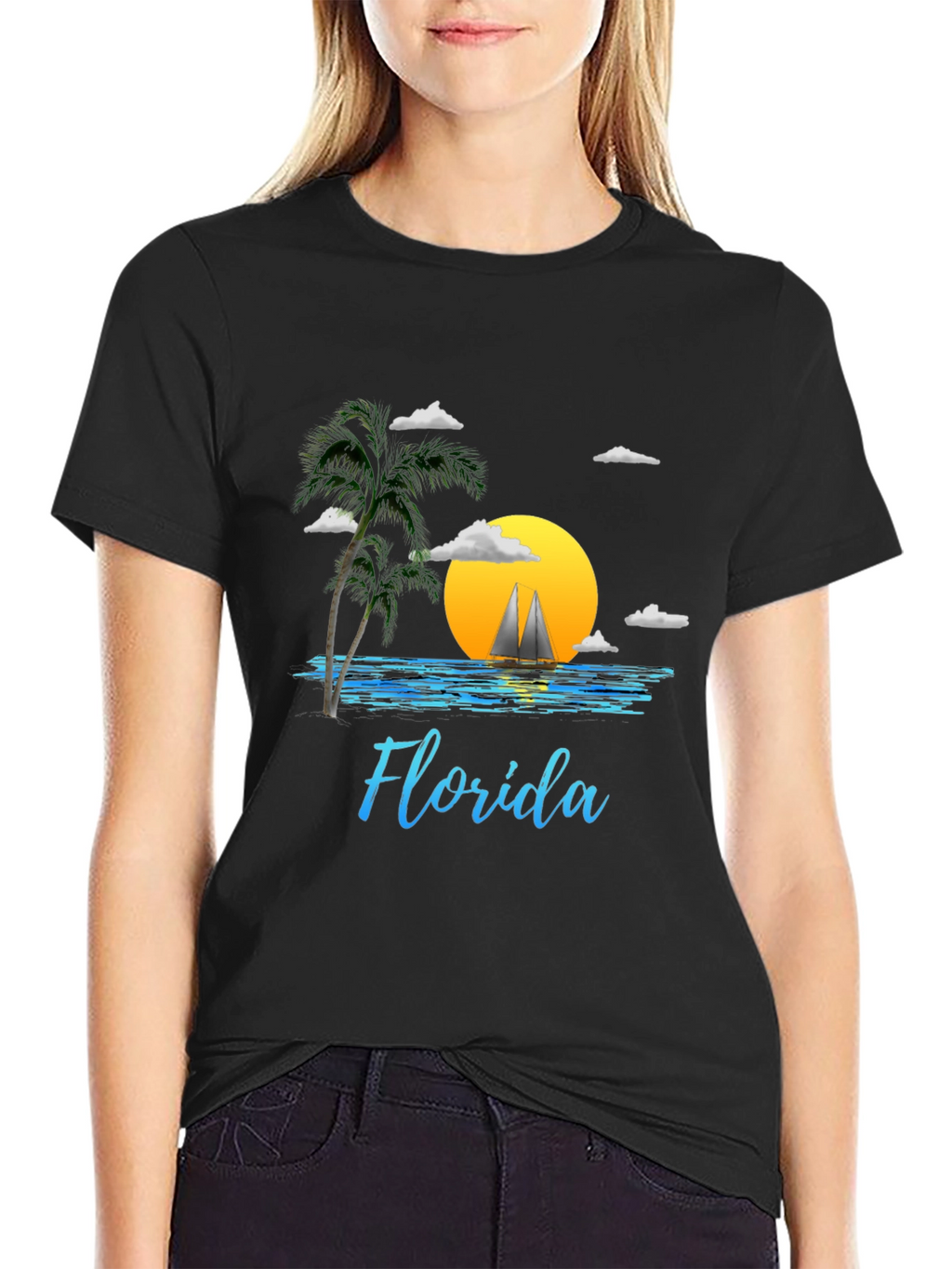 Florida Sunset Graphic T-Shirt