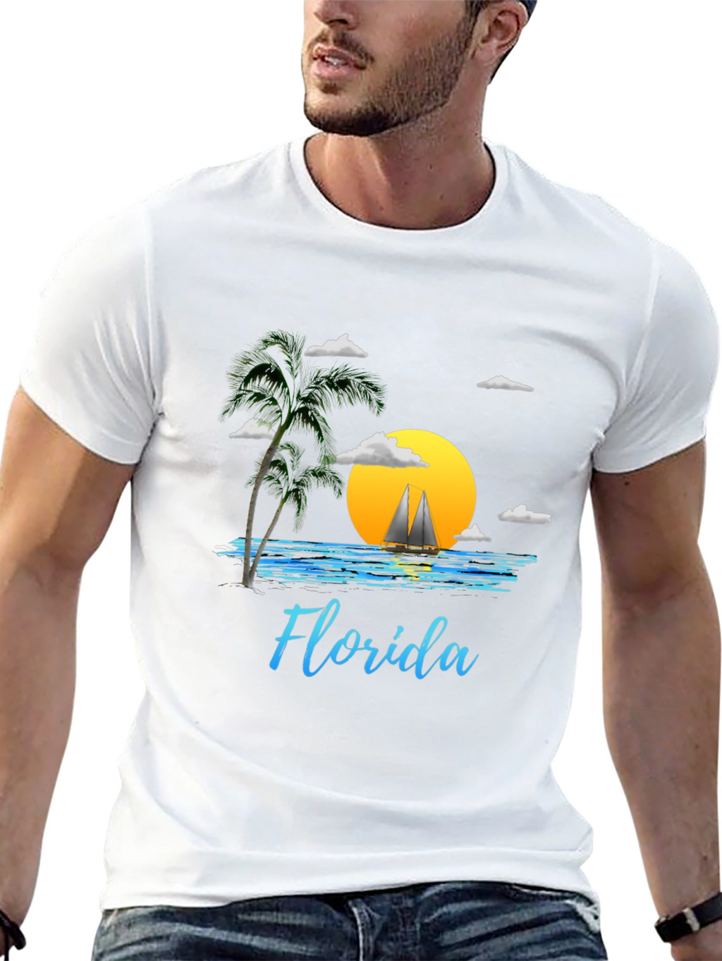 Florida Sunset Graphic T-Shirt