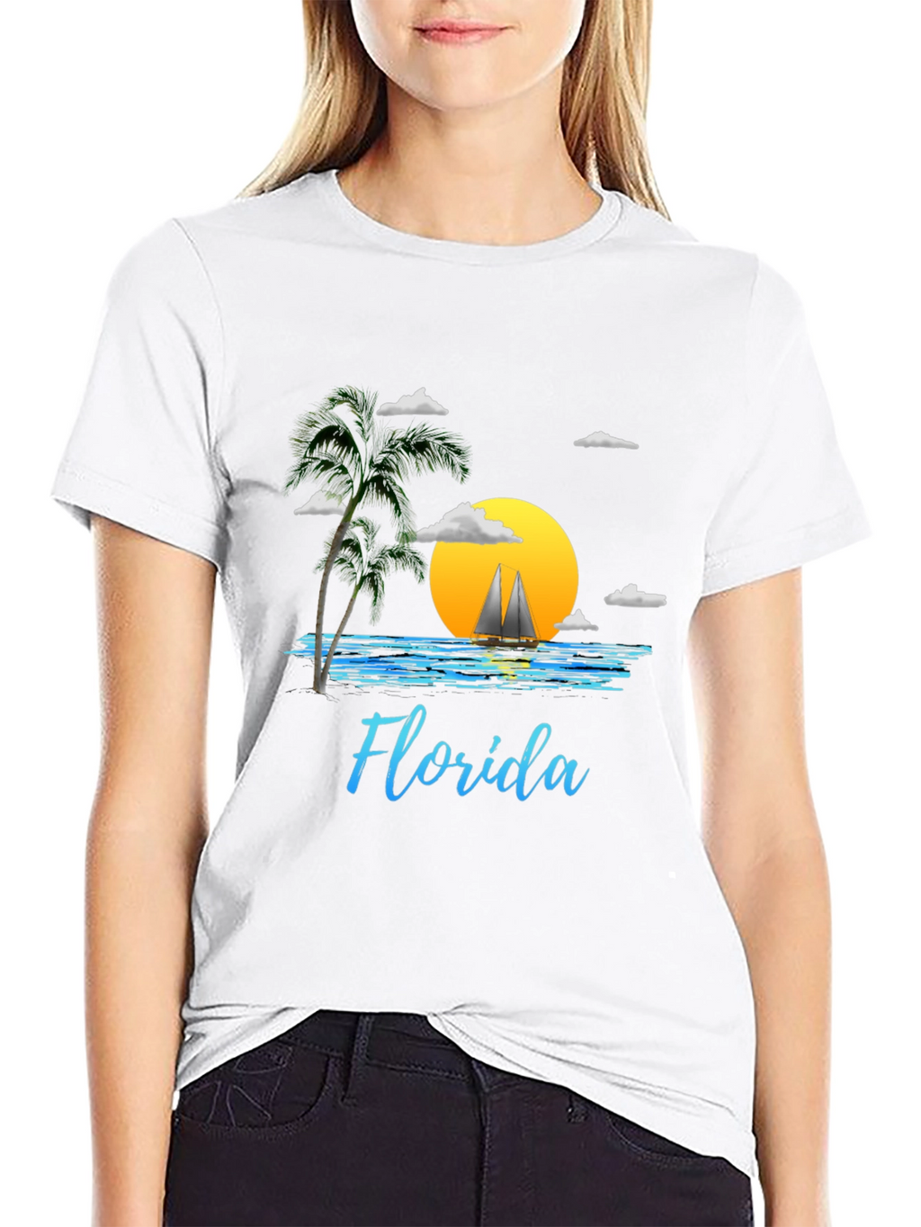 Florida Sunset Graphic T-Shirt
