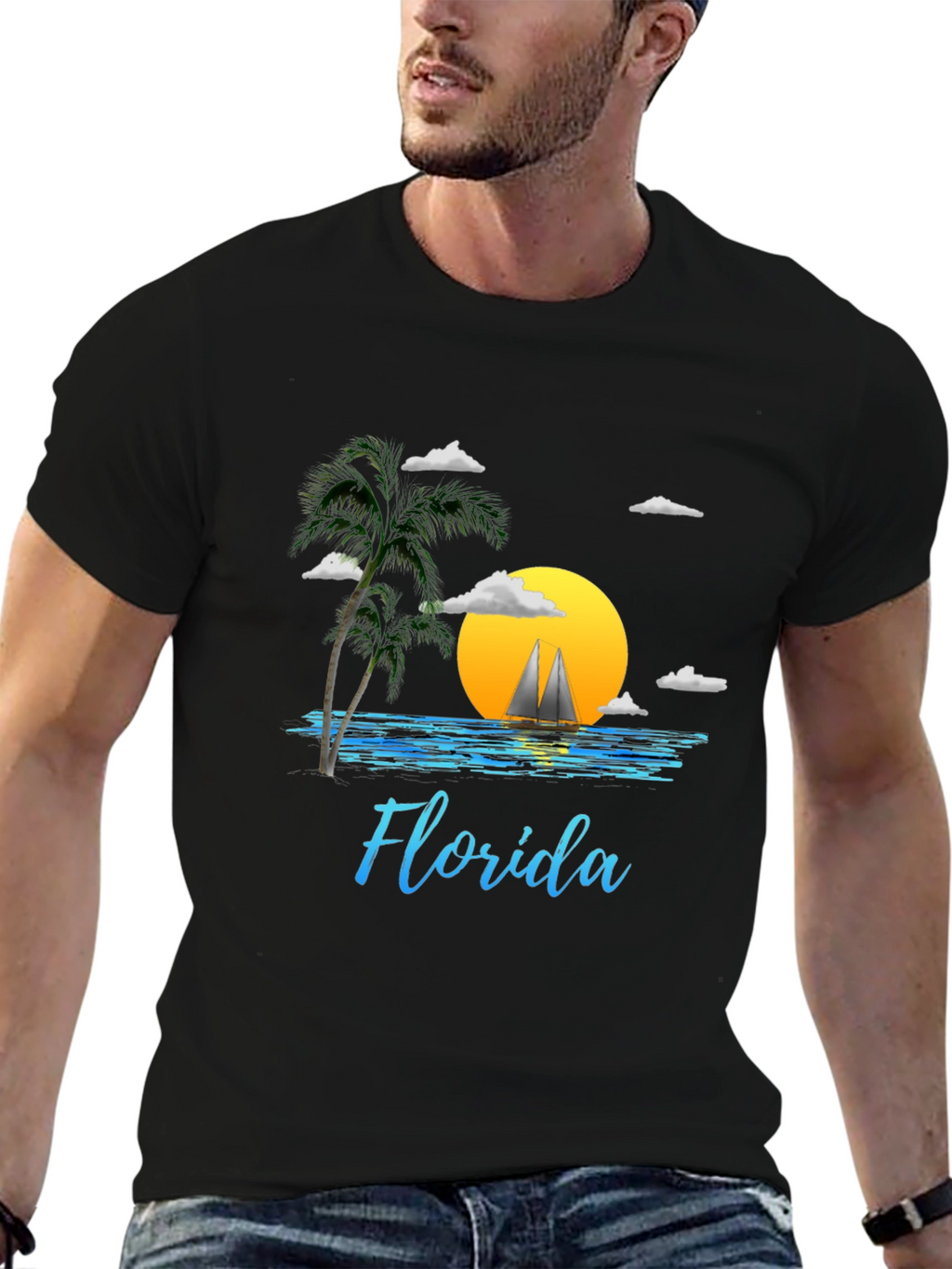Florida Sunset Graphic T-Shirt