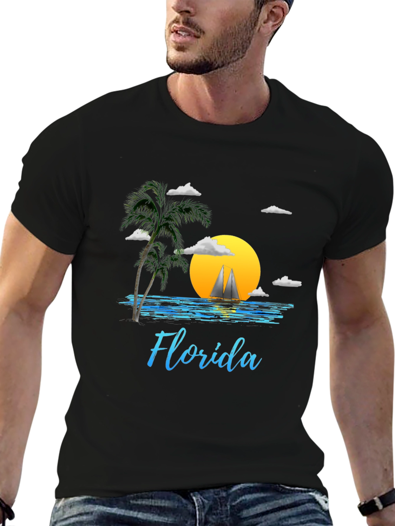 Florida Sunset Graphic T-Shirt