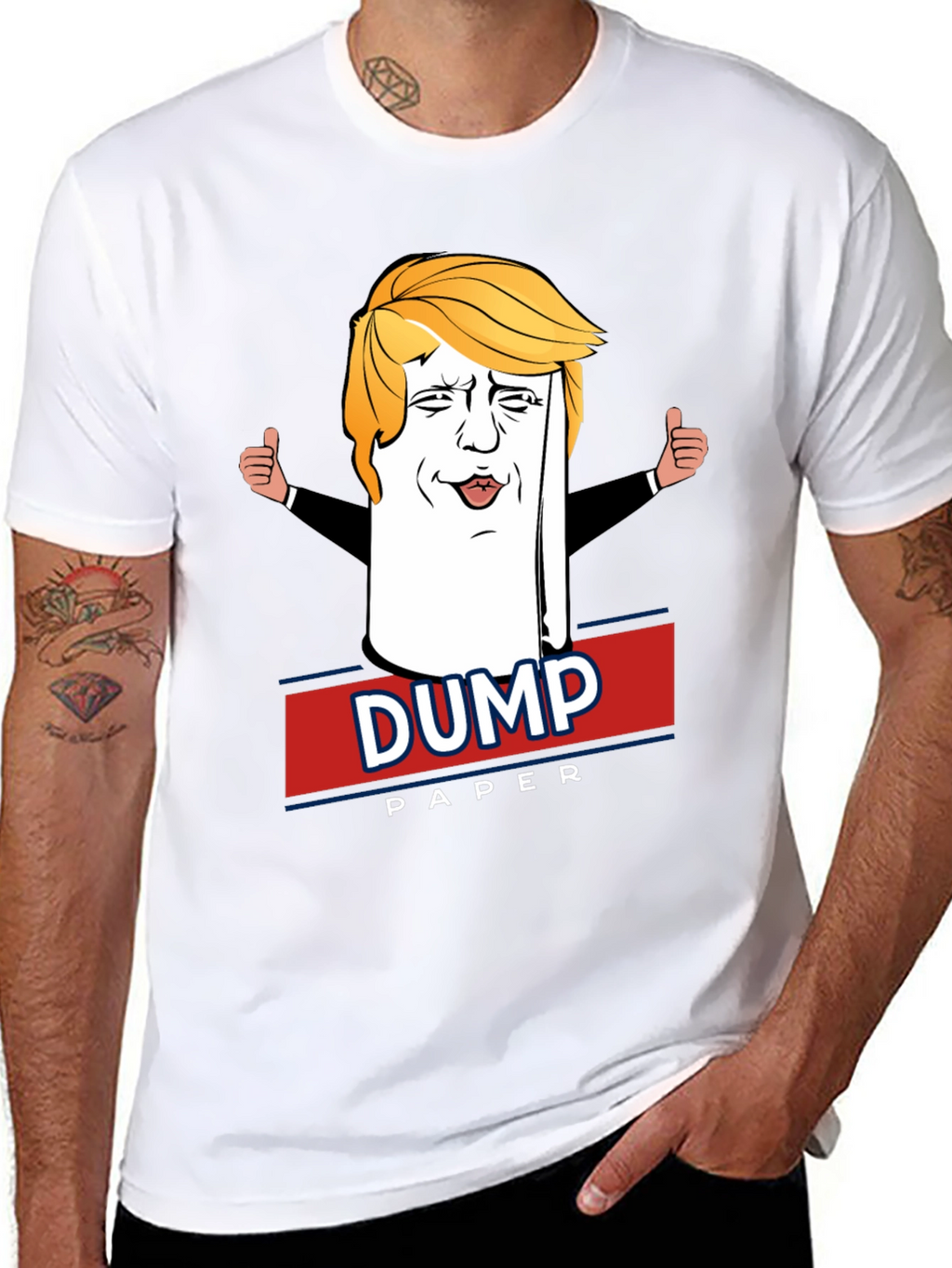 Dump Paper Political Humor T-Shirt