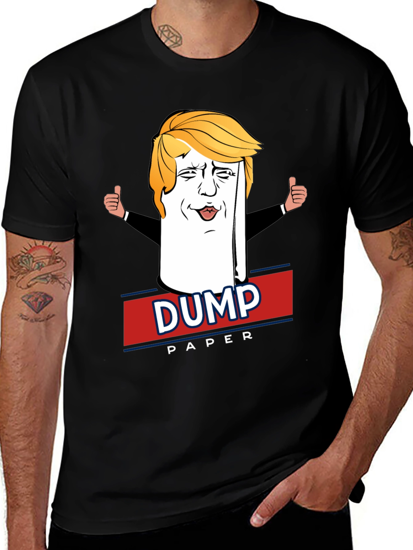 Dump Paper Political Humor T-Shirt