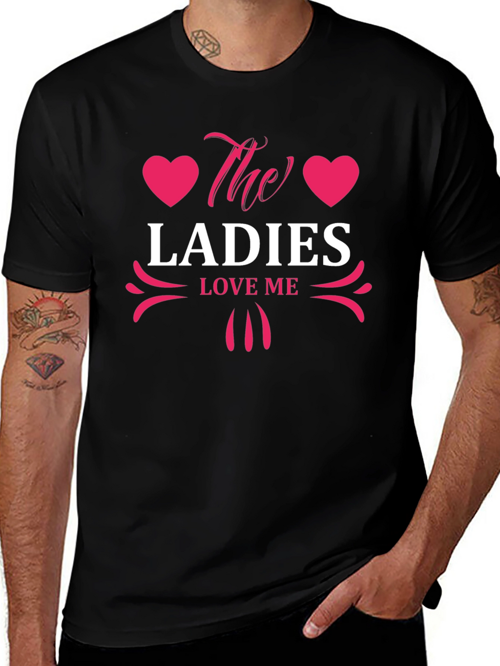 The Ladies Love Me Graphic T-Shirt - Stylish Design