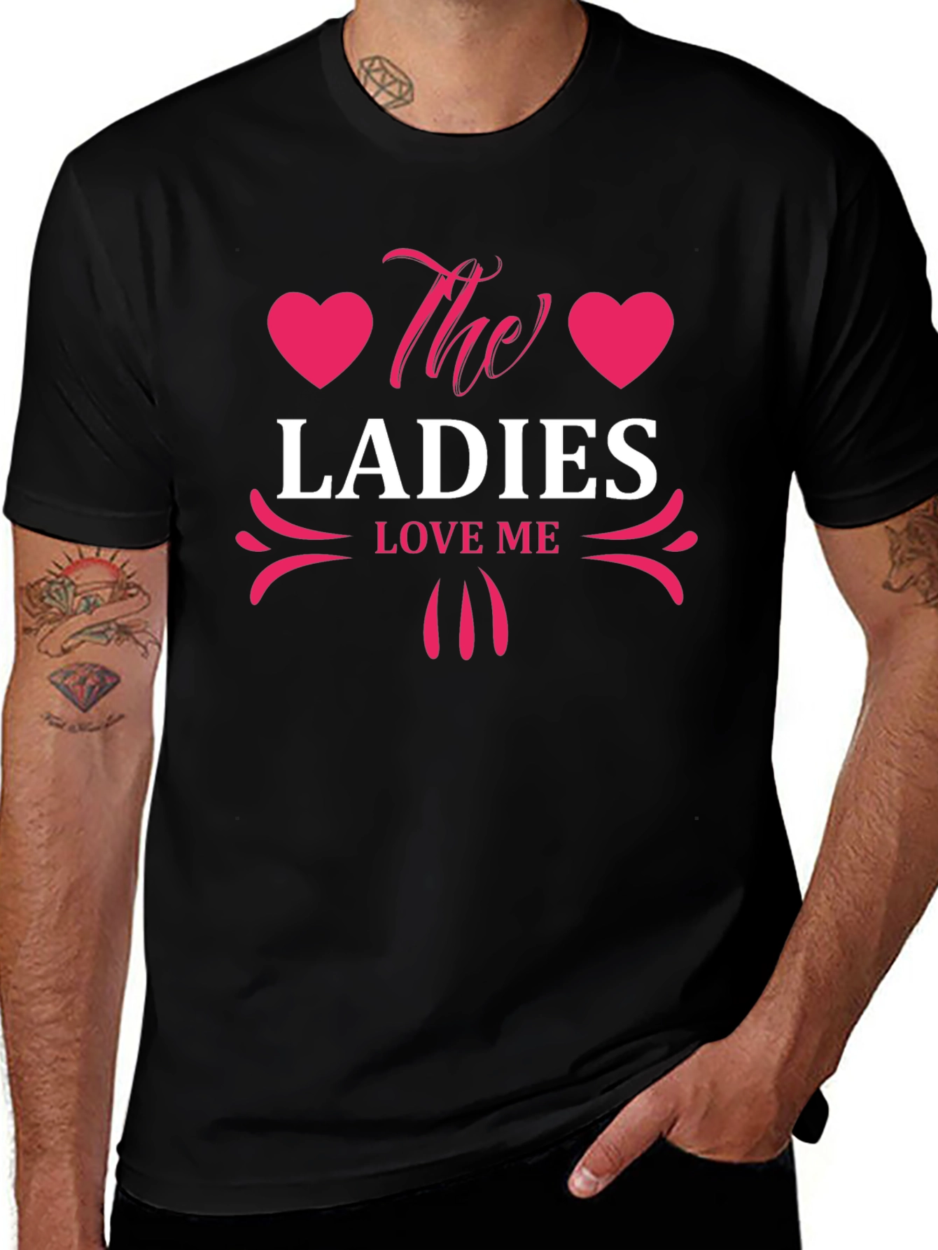 The Ladies Love Me Graphic T-Shirt - Stylish Design