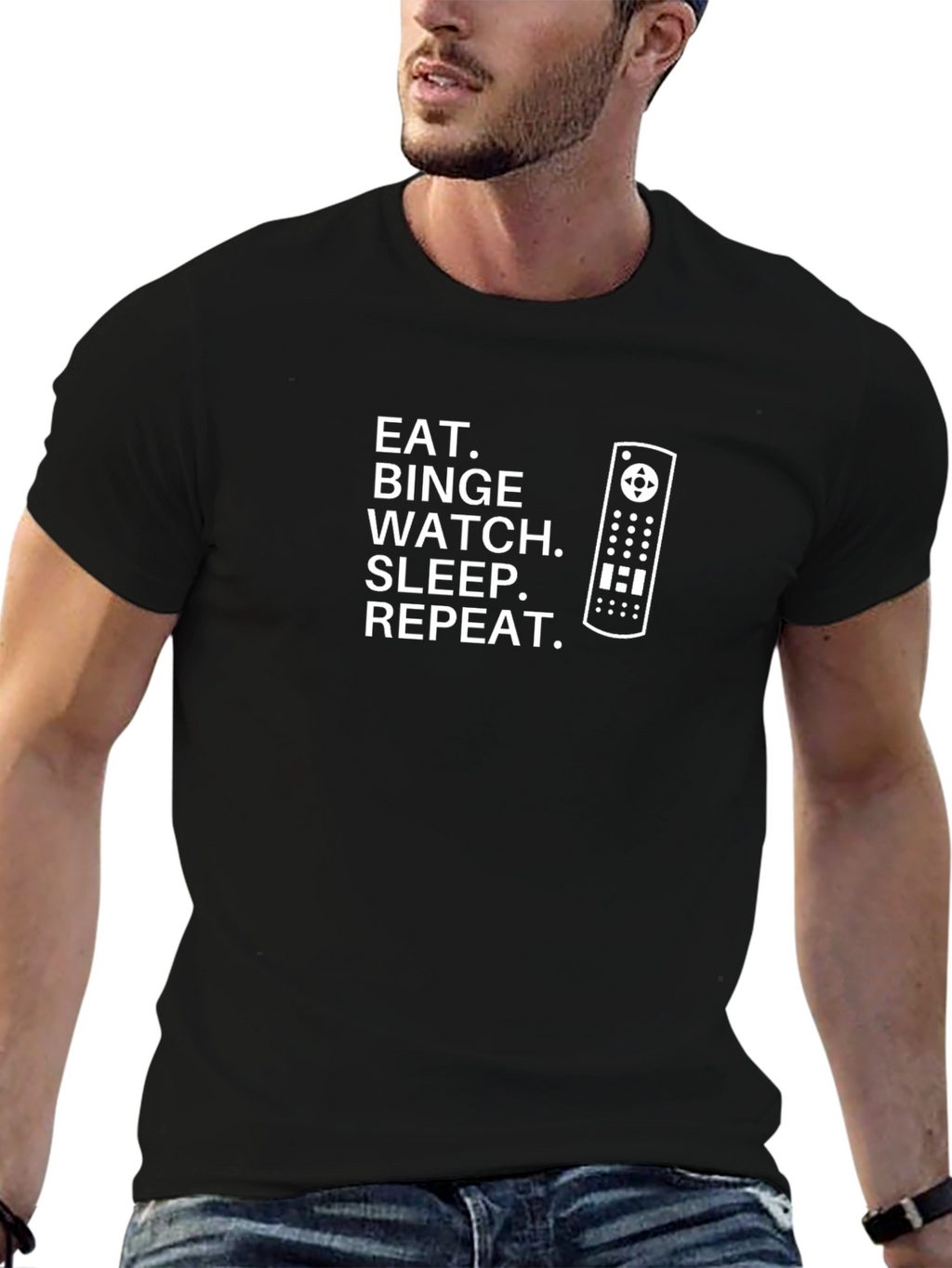 Eat Binge Watch T-Shirt Funny Tee