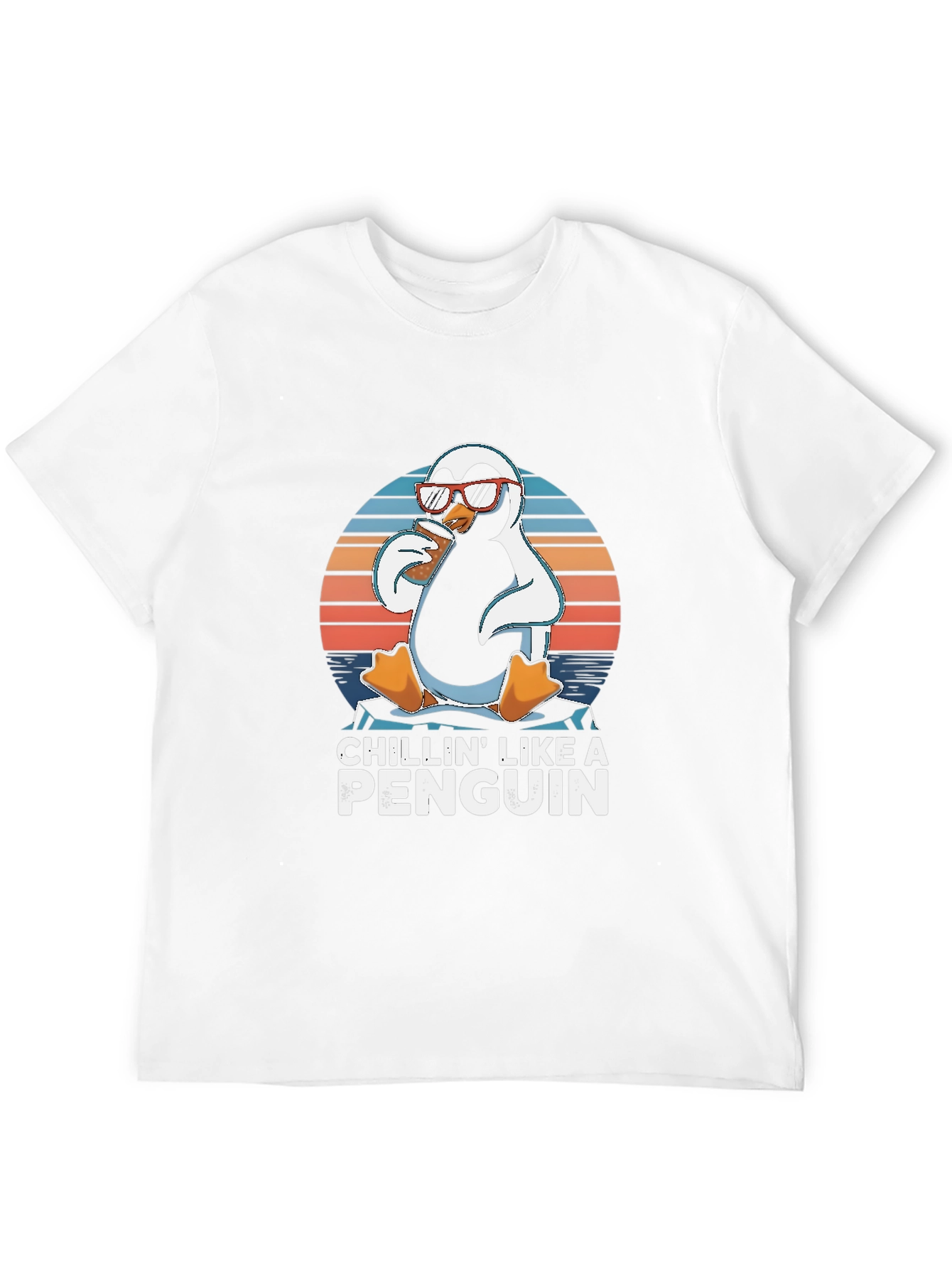 Chillin Like a Penguin T-Shirt - Funny Animal Tee
