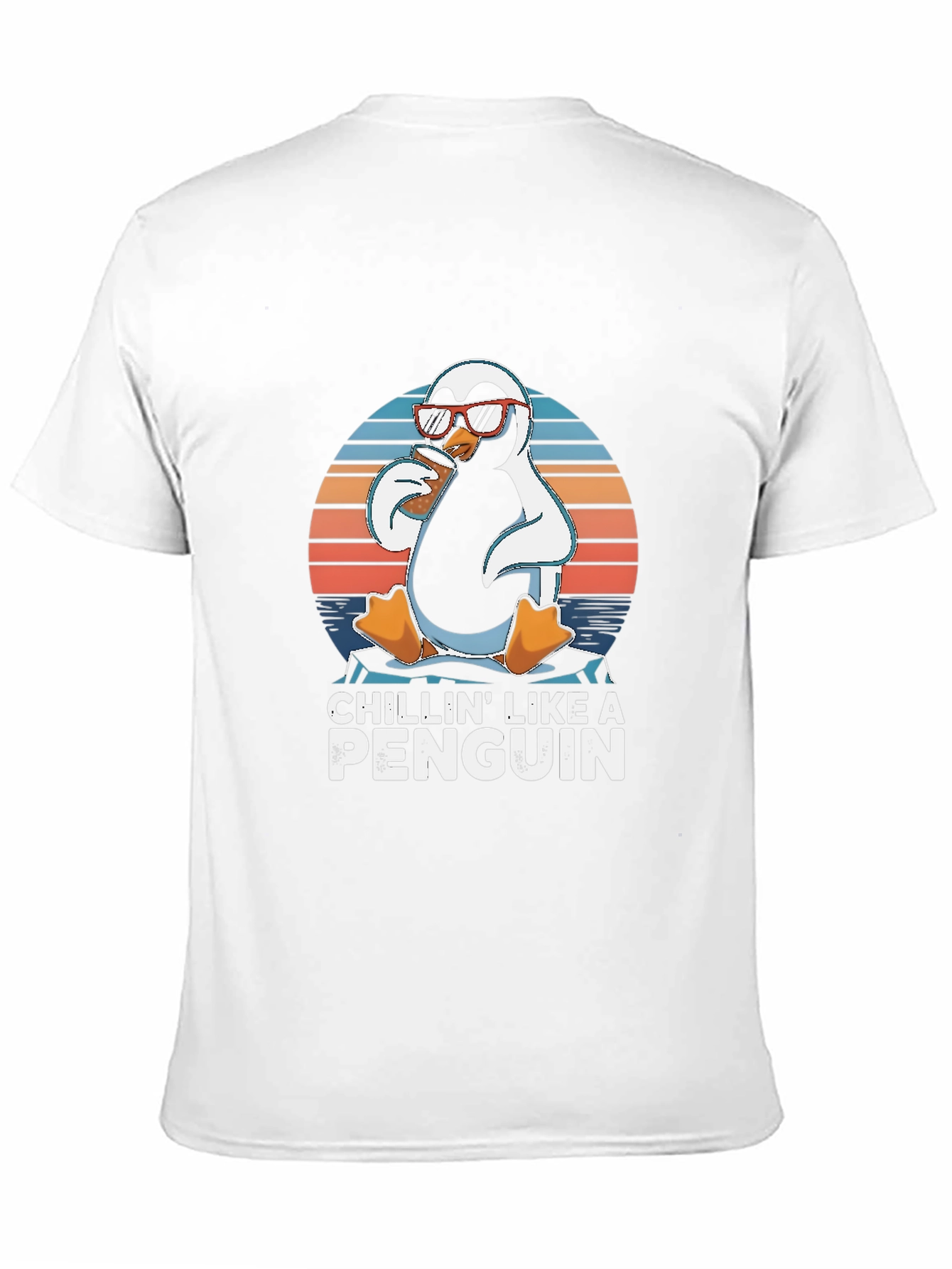 Chillin Like a Penguin T-Shirt - Funny Animal Tee