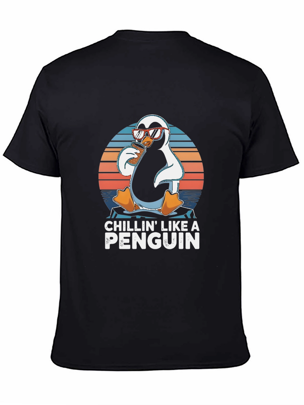 Chillin Like a Penguin T-Shirt - Funny Animal Tee
