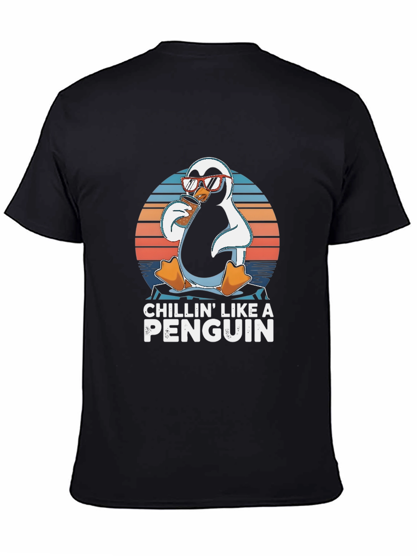 Chillin Like a Penguin T-Shirt - Funny Animal Tee