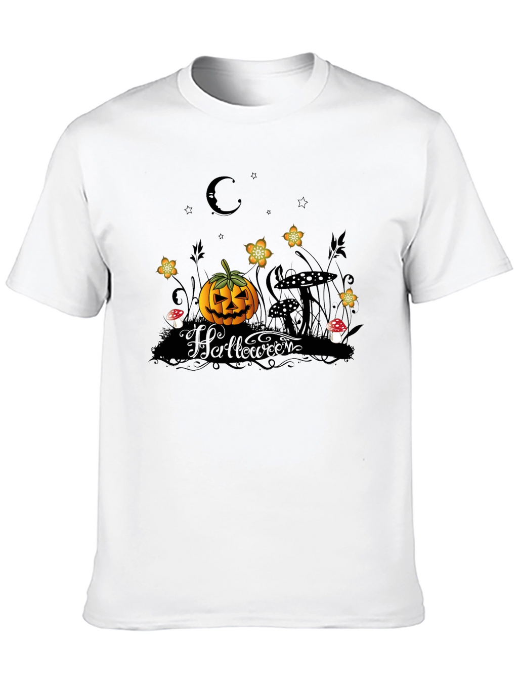 Halloween Pumpkin Moon T-Shirt