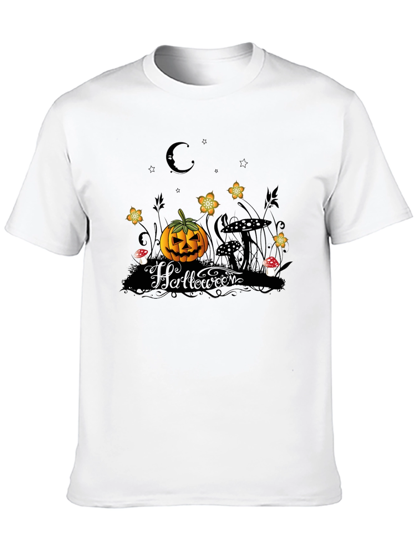 Halloween Pumpkin Moon T-Shirt
