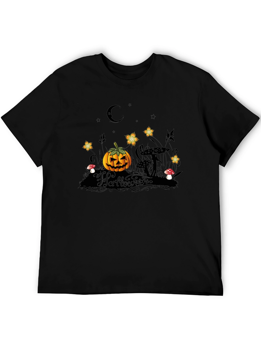 Halloween Pumpkin Moon T-Shirt