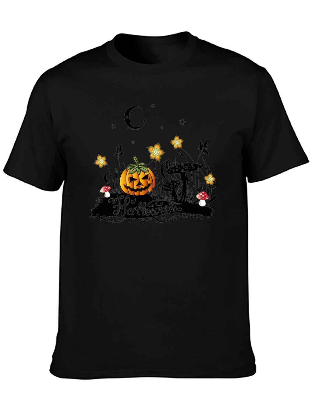 Halloween Pumpkin Moon T-Shirt