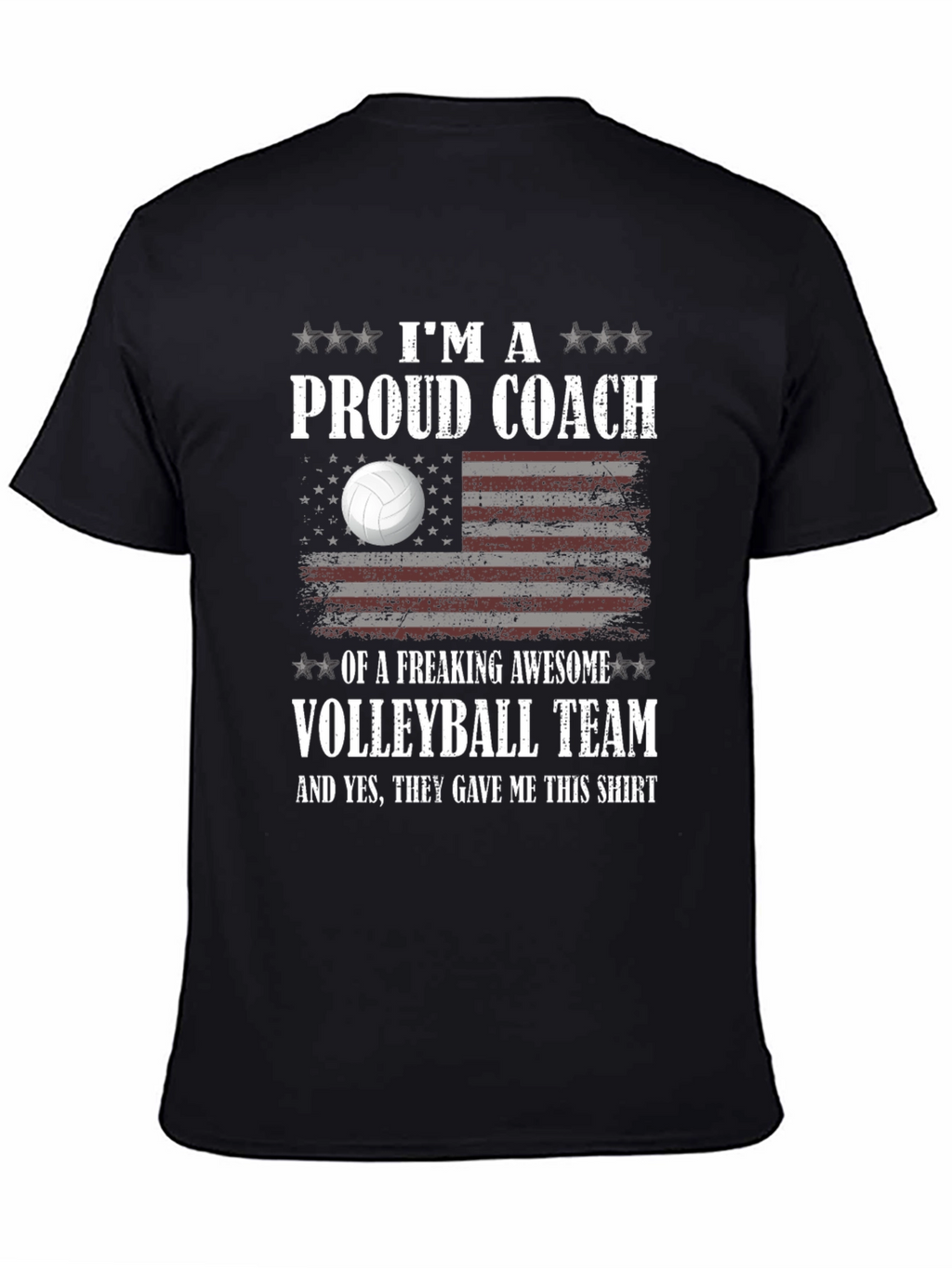 Proud Volleyball Coach T-Shirt Awesome Team Gift