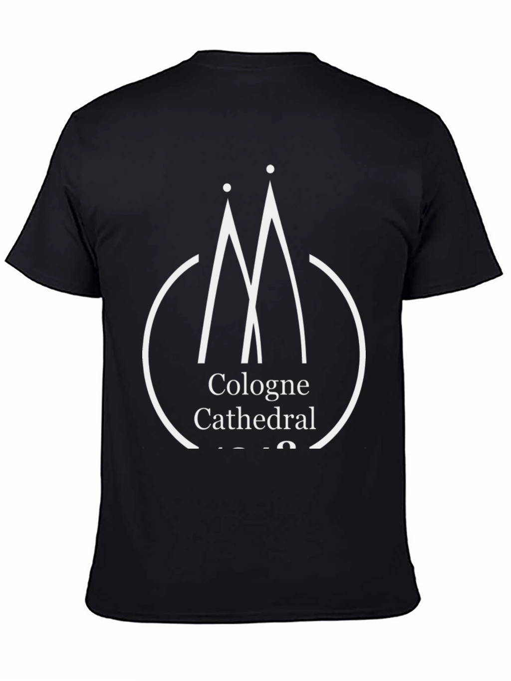 Cologne Cathedral Graphic T-Shirt - Black