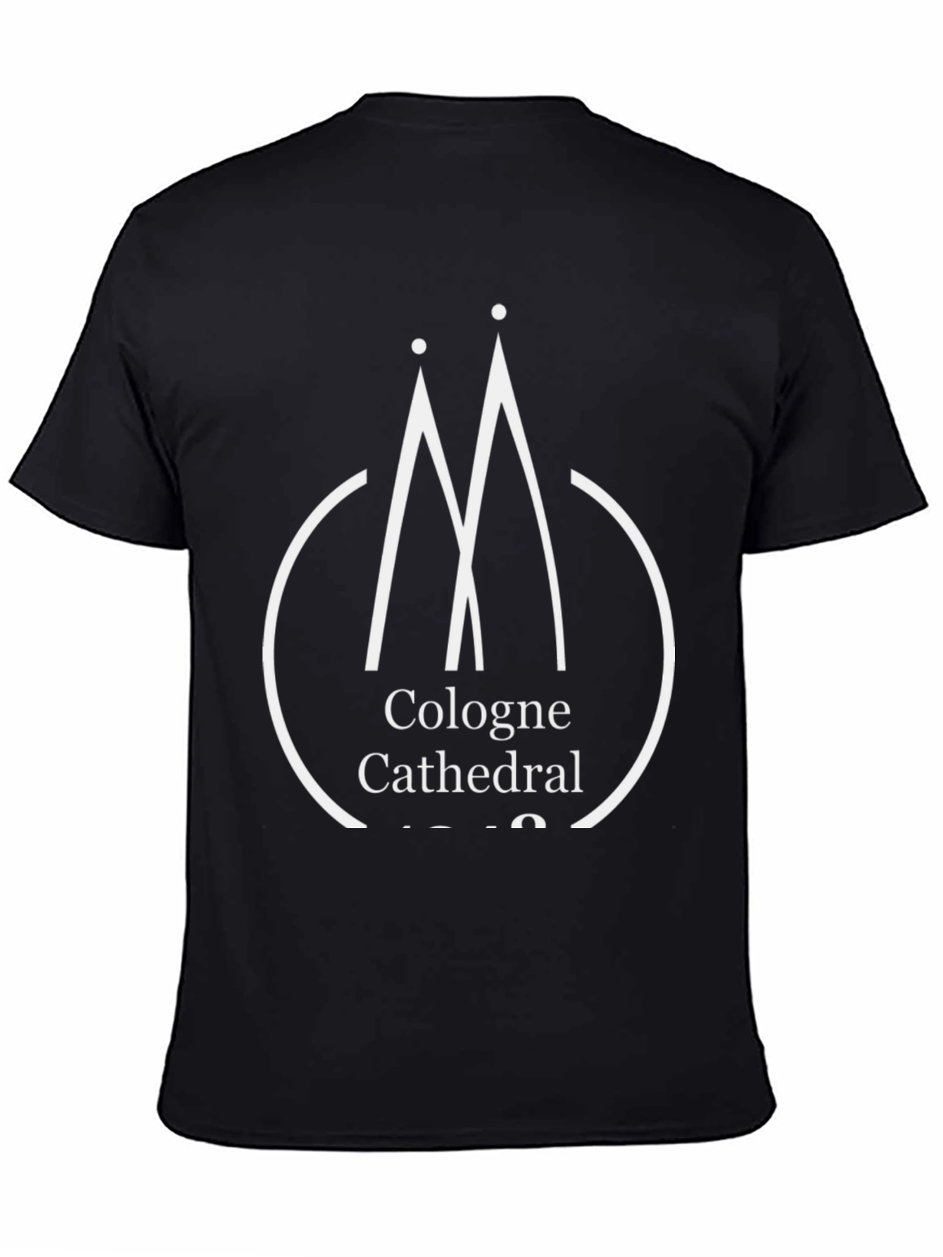 Cologne Cathedral Graphic T-Shirt - Black