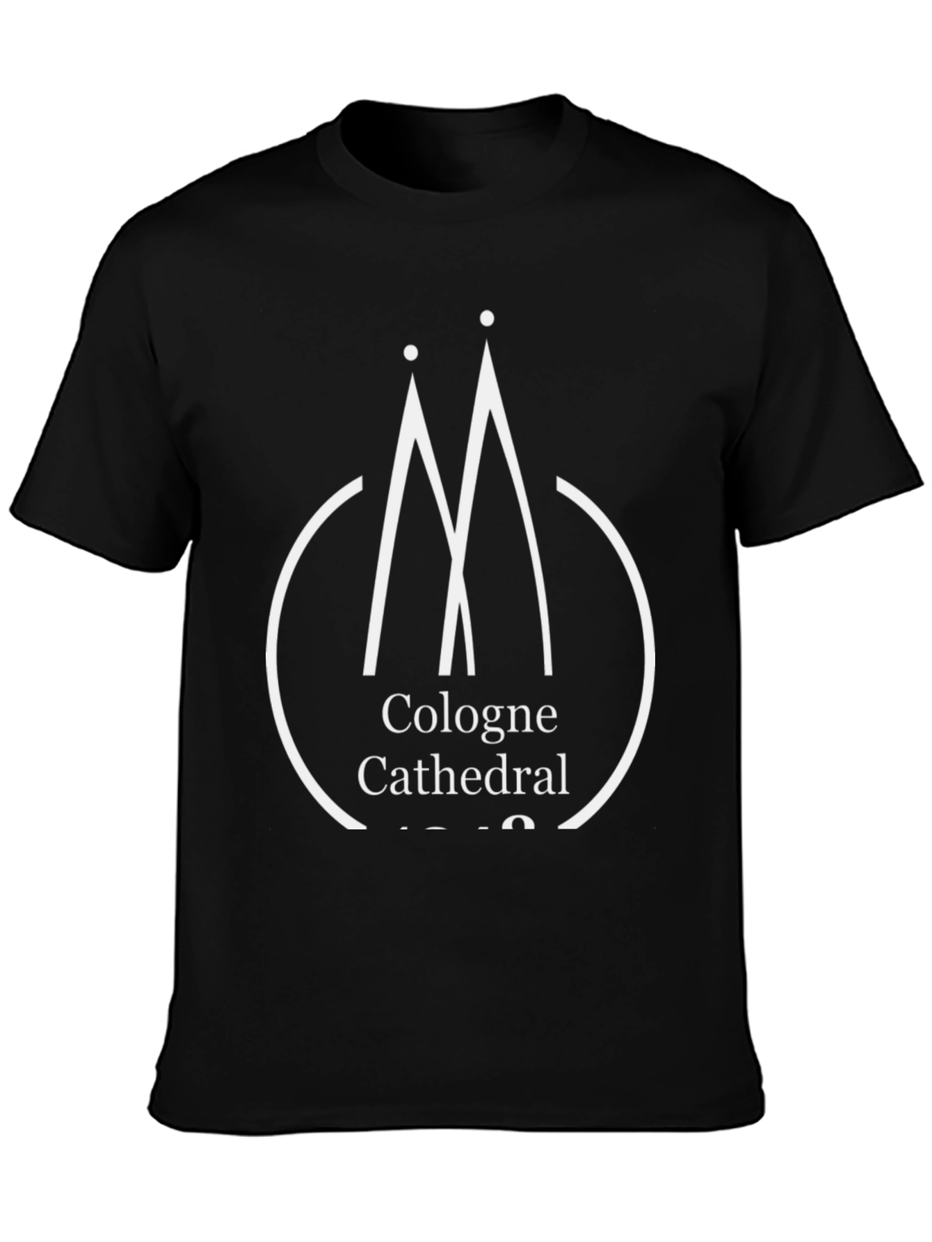 Cologne Cathedral Graphic T-Shirt - Black