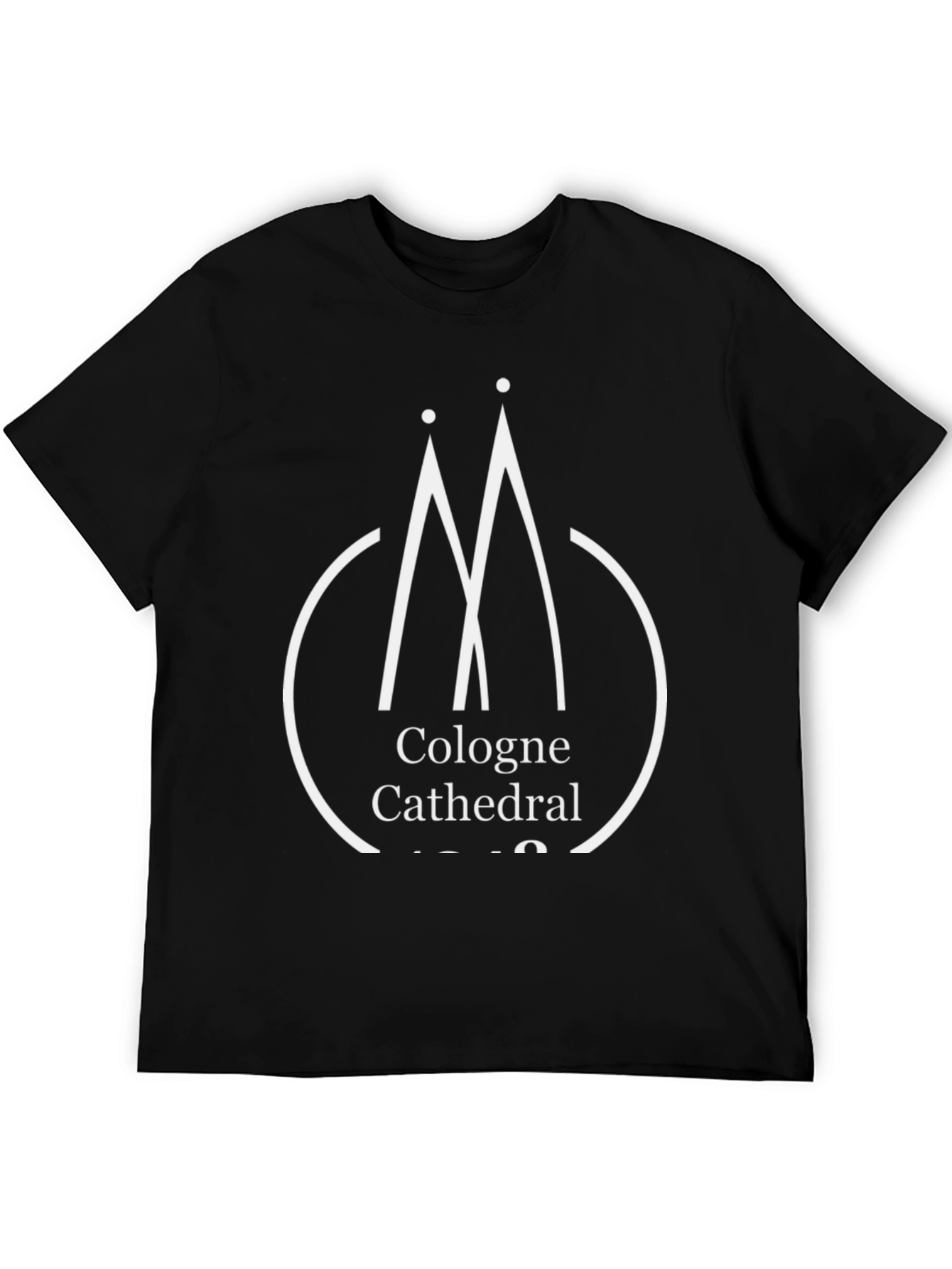 Cologne Cathedral Graphic T-Shirt - Black