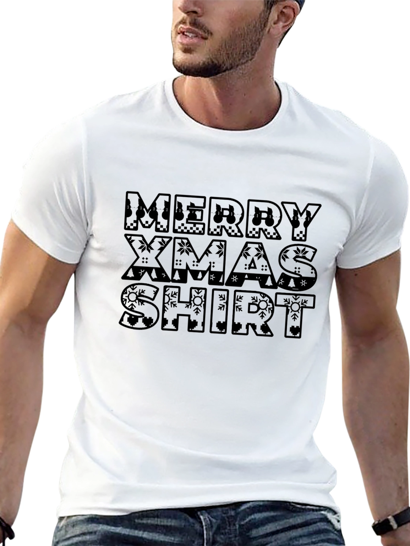 Festive Merry Xmas Shirt - Holiday Tee