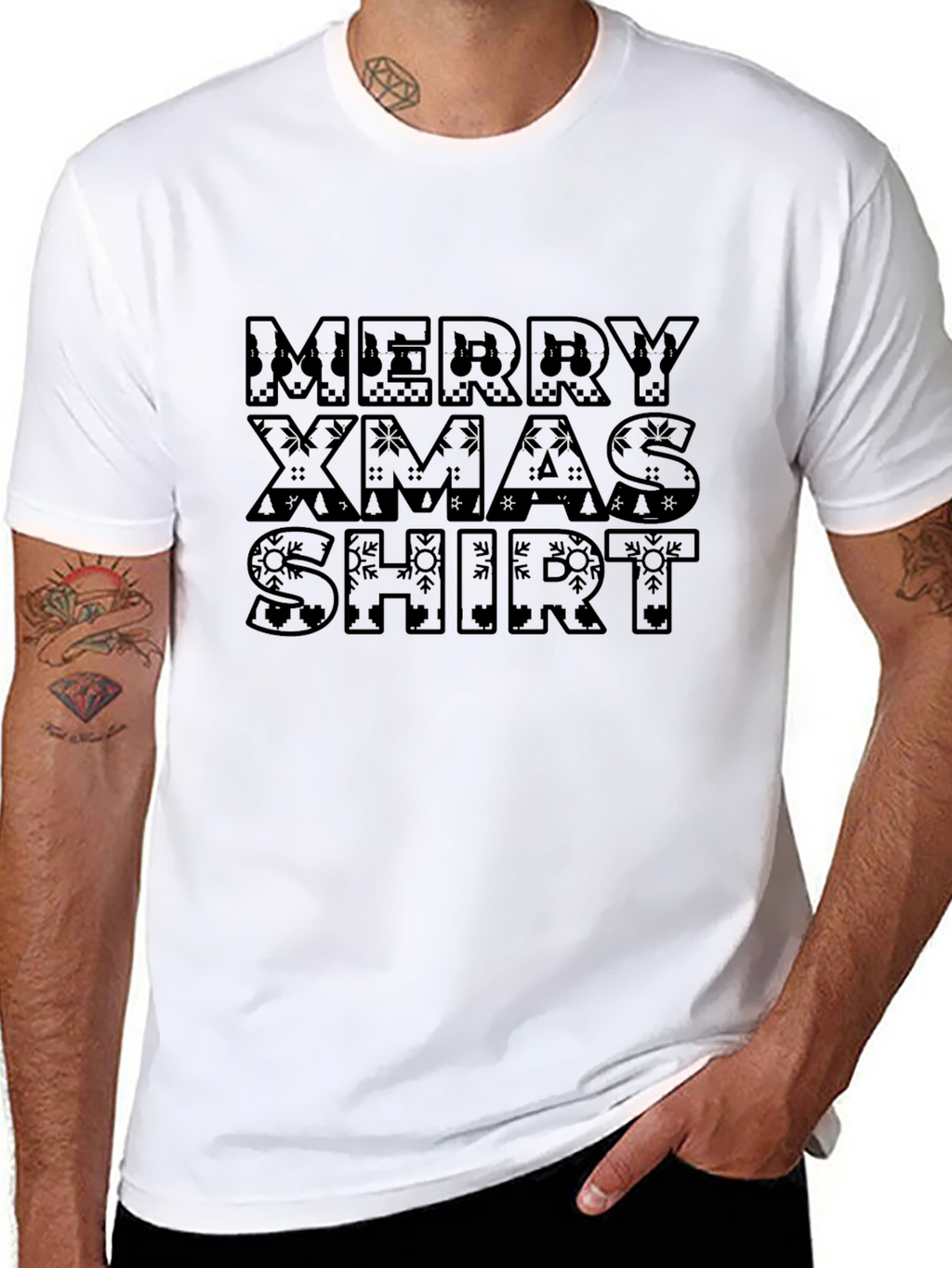Festive Merry Xmas Shirt - Holiday Tee