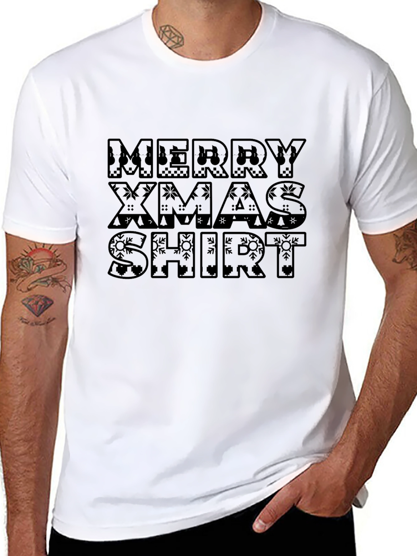 Festive Merry Xmas Shirt - Holiday Tee
