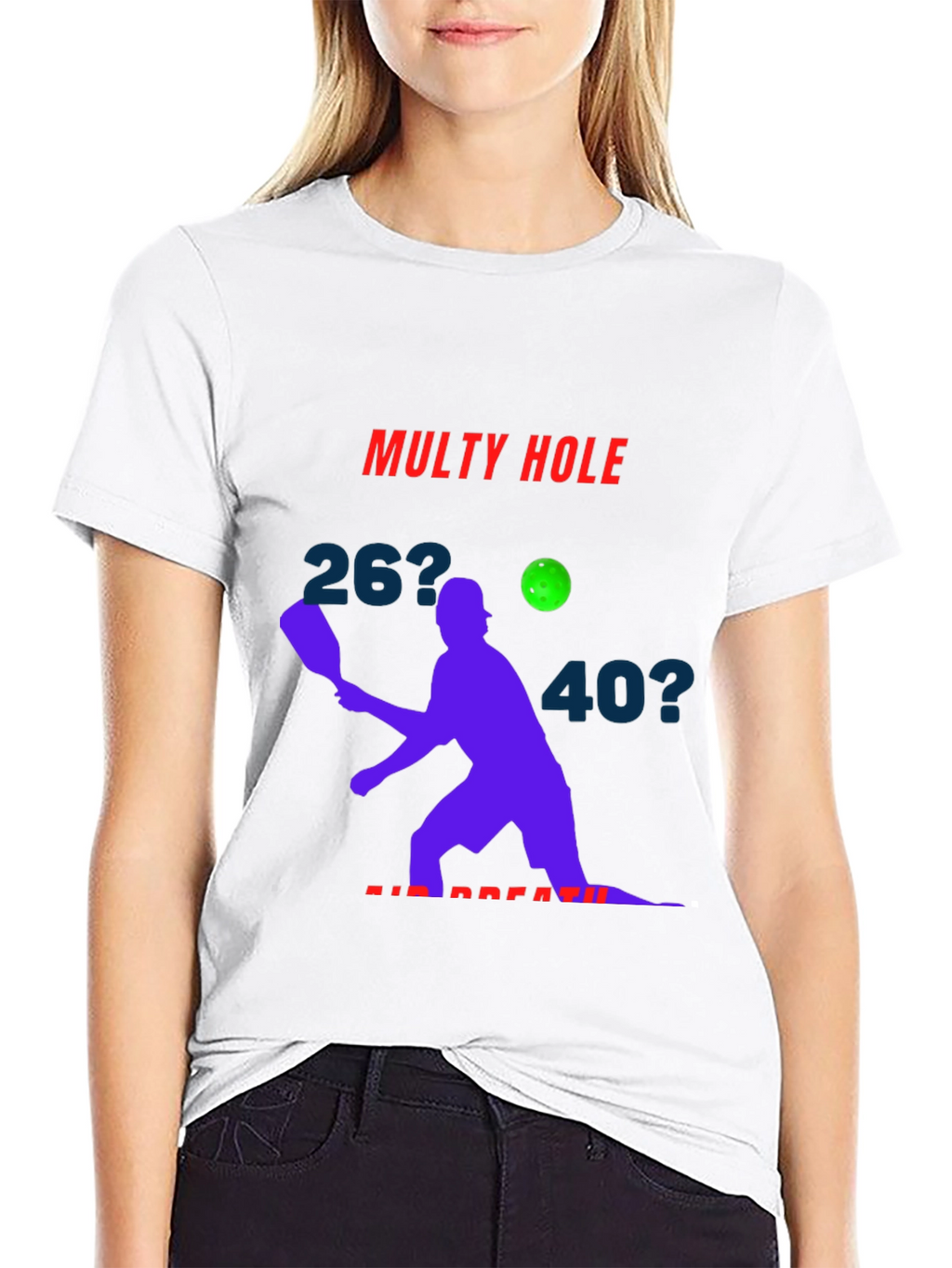 Pickleball T-Shirt - Multy Hole Air Breath