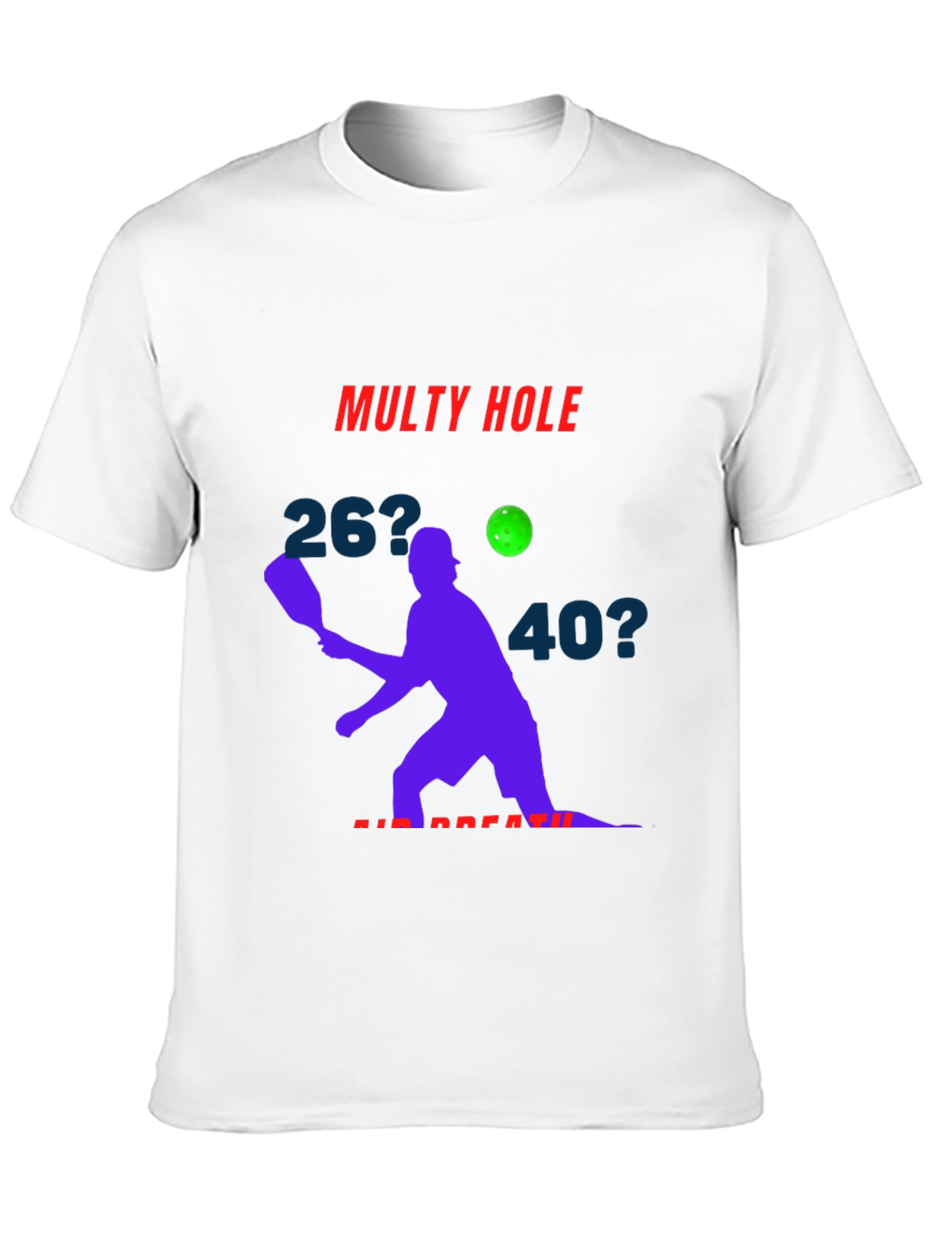 Pickleball T-Shirt - Multy Hole Air Breath