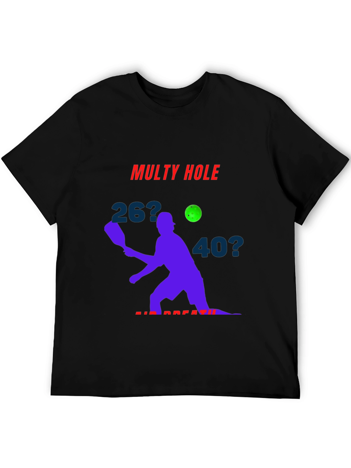 Pickleball T-Shirt - Multy Hole Air Breath