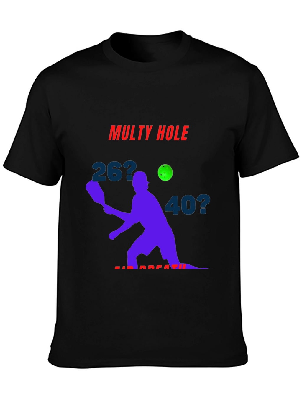 Pickleball T-Shirt - Multy Hole Air Breath