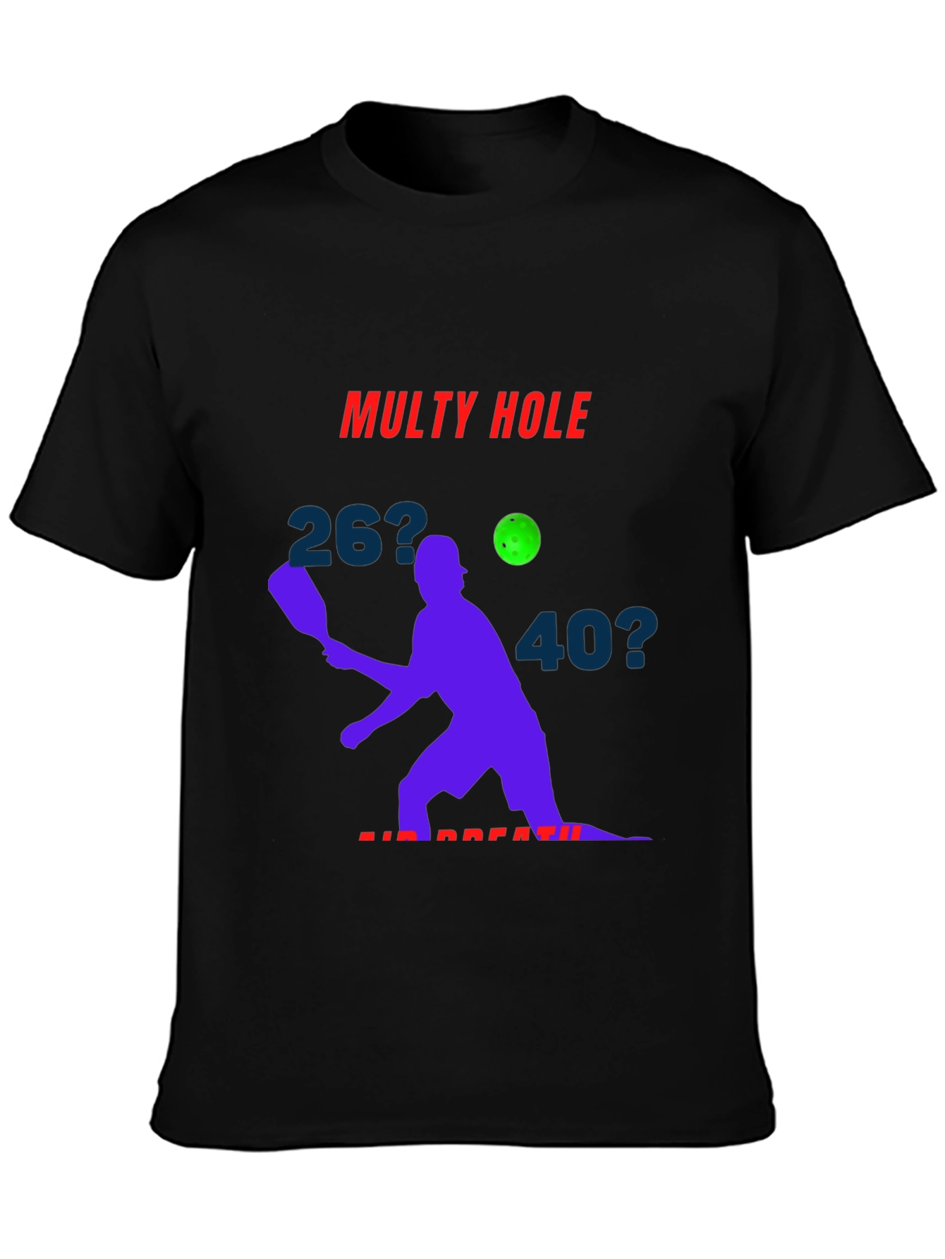 Pickleball T-Shirt - Multy Hole Air Breath
