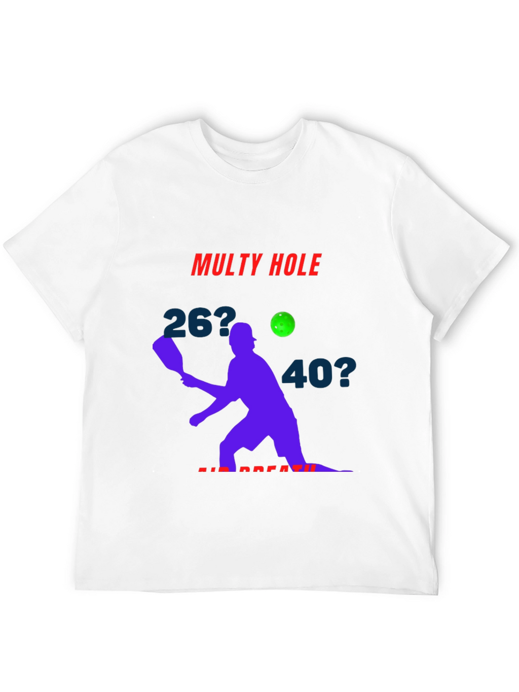 Pickleball T-Shirt - Multy Hole Air Breath