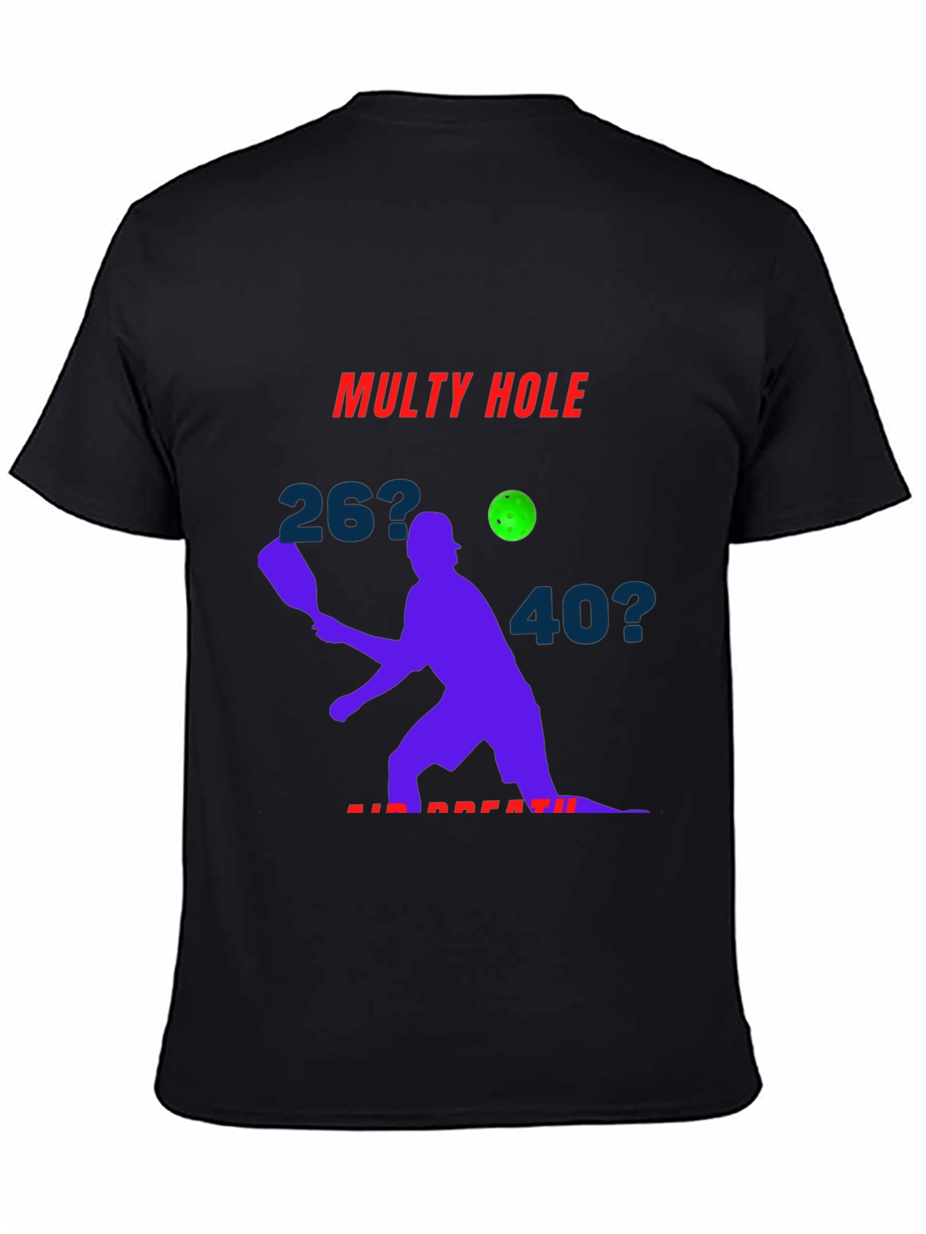 Pickleball T-Shirt - Multy Hole Air Breath