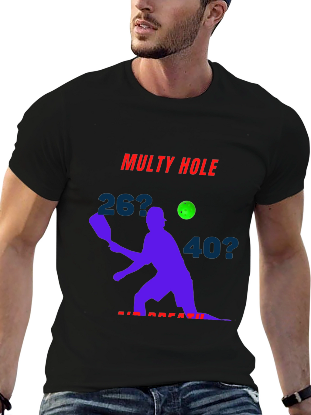 Pickleball T-Shirt - Multy Hole Air Breath