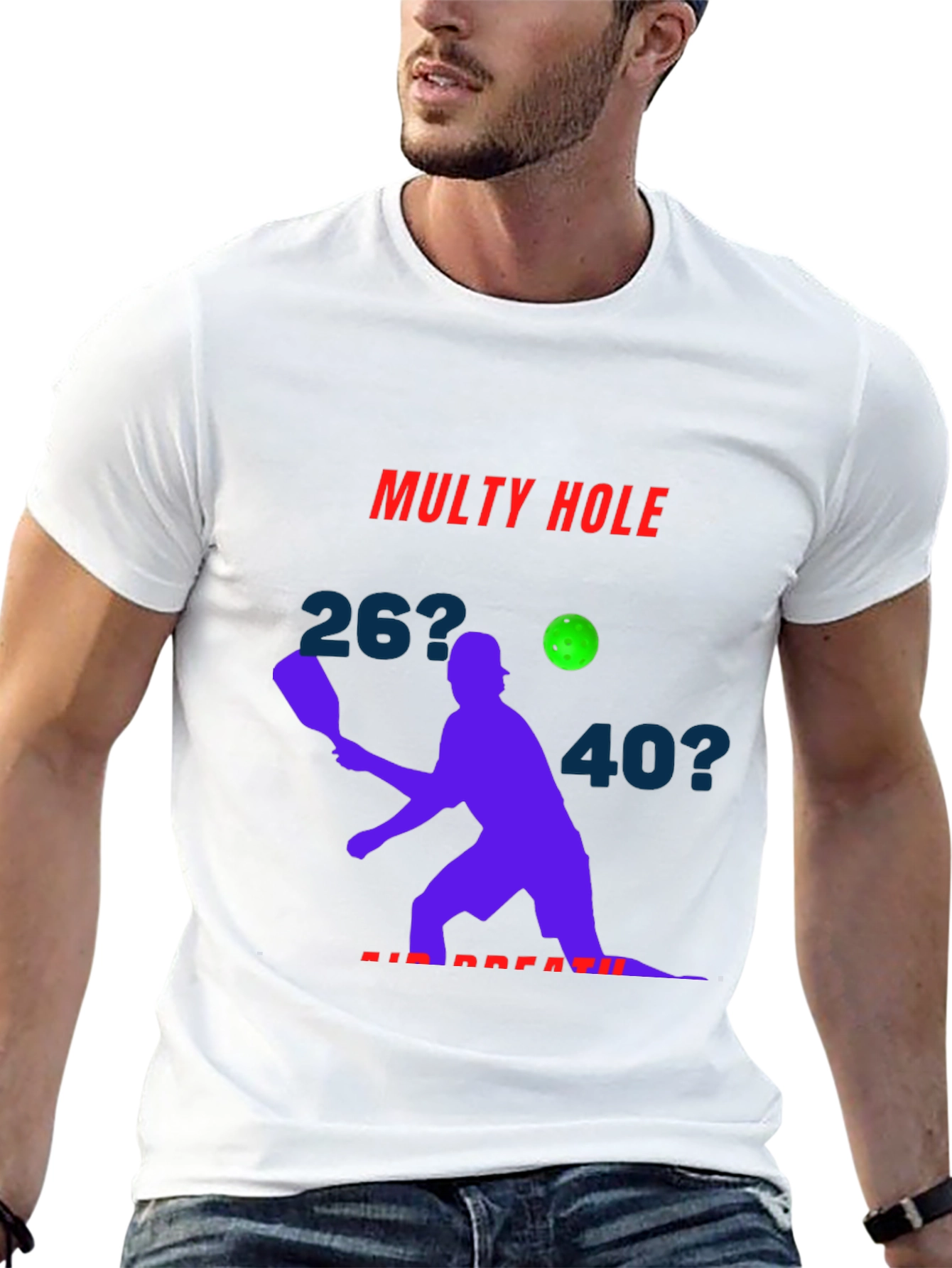 Pickleball T-Shirt - Multy Hole Air Breath