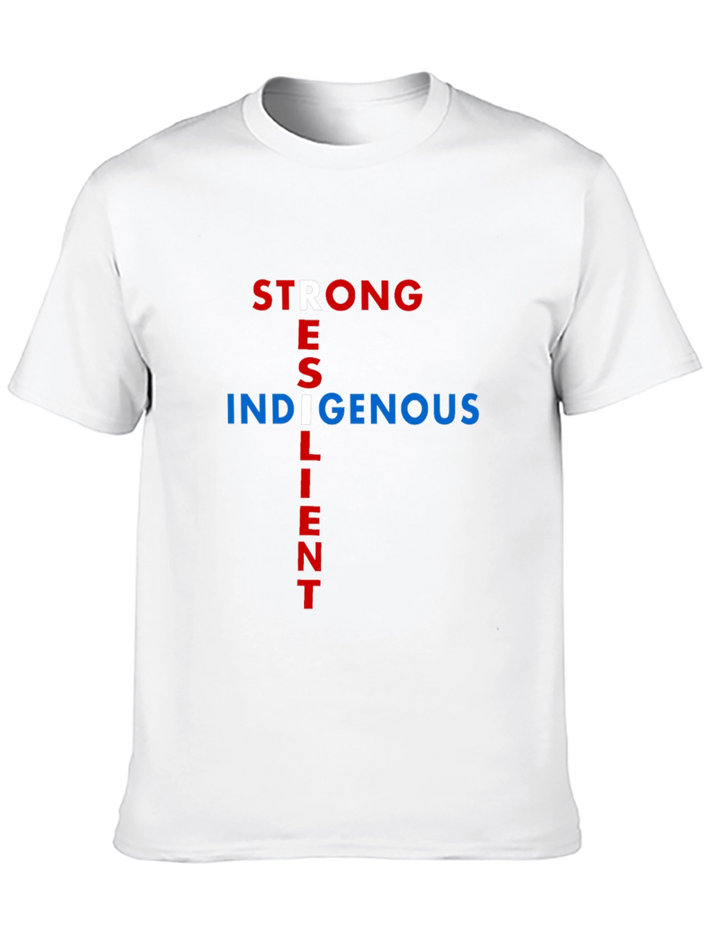 Strong Resilient Indigenous Black T-Shirt