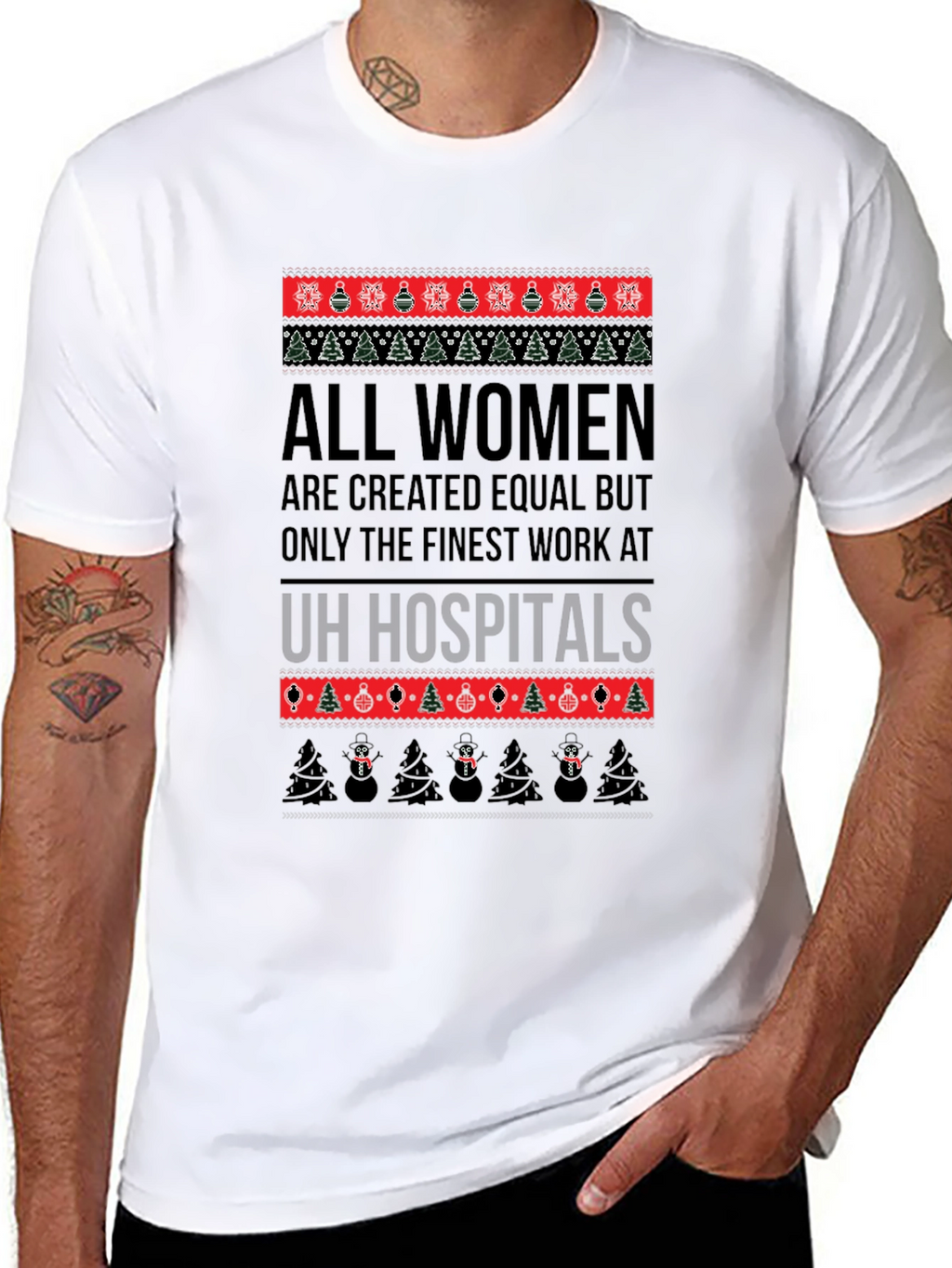 All Women UH Hospitals Christmas T-Shirt