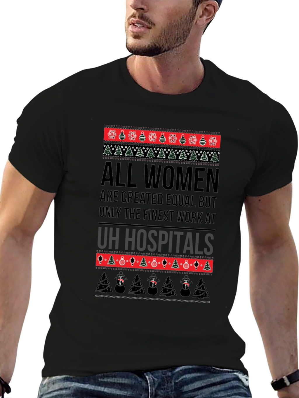 All Women UH Hospitals Christmas T-Shirt