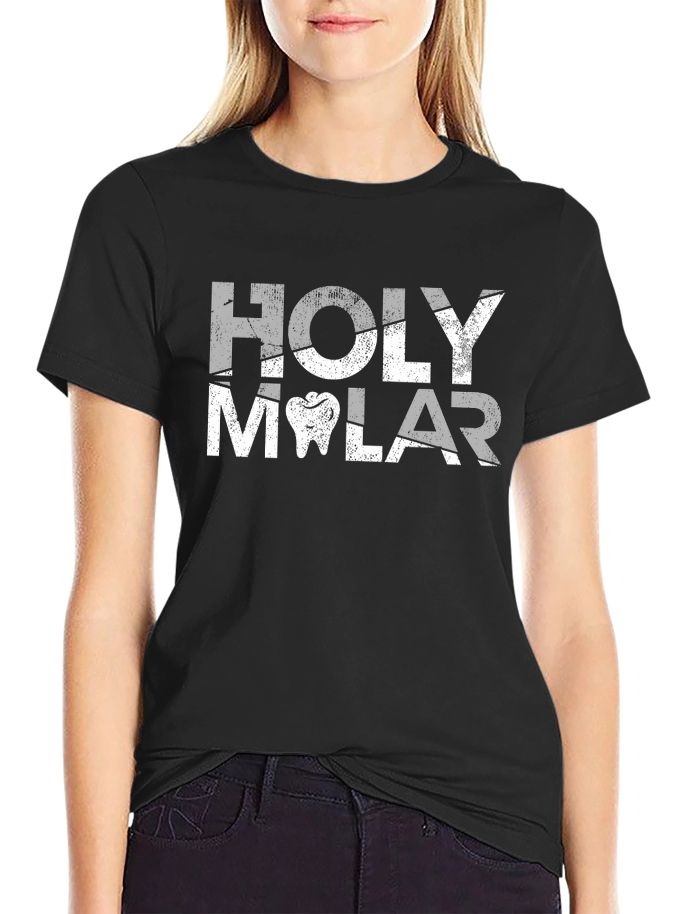 Holy Molar Graphic Tee - Dentist Humor T-Shirt