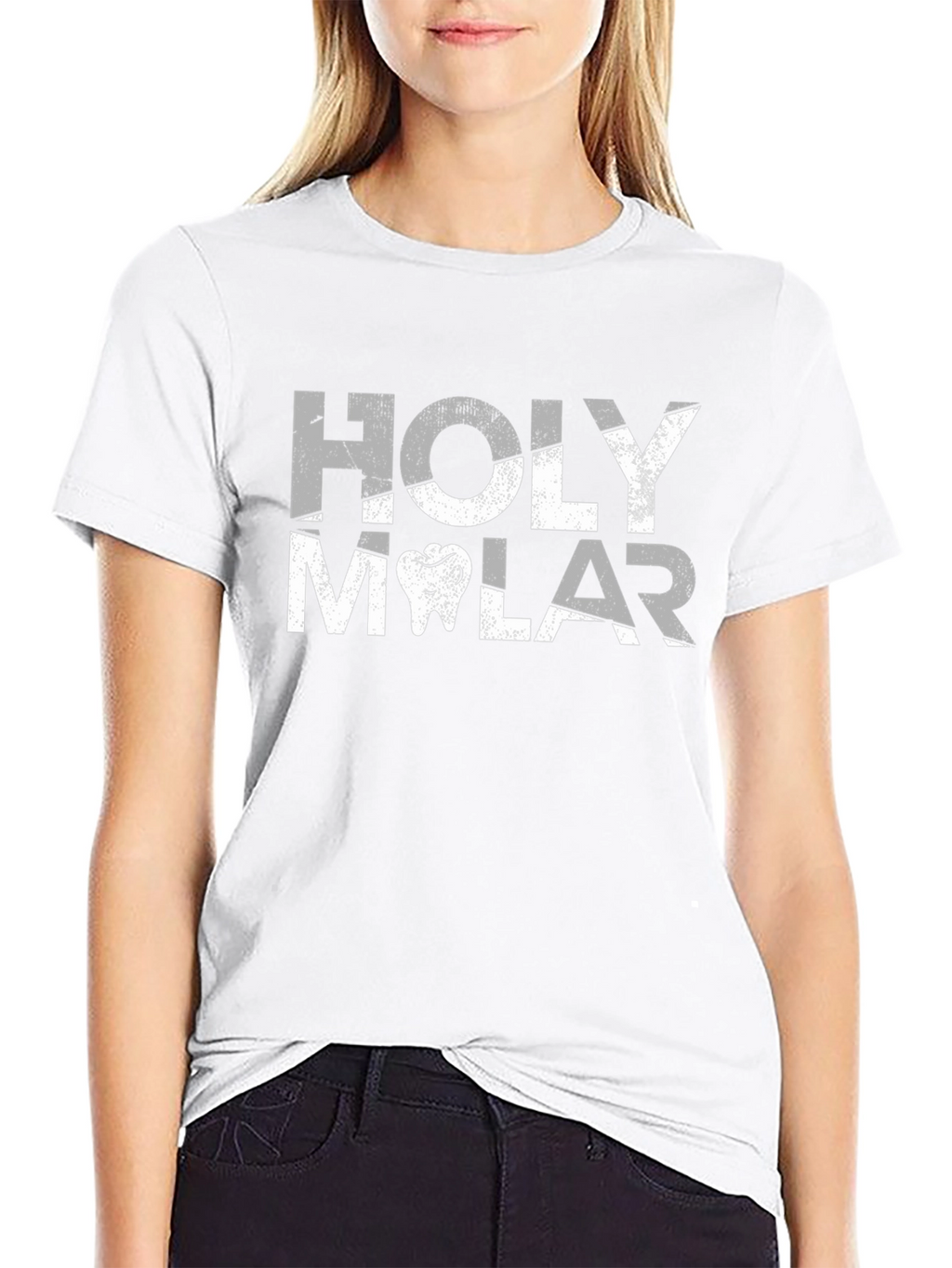 Holy Molar Graphic Tee - Dentist Humor T-Shirt