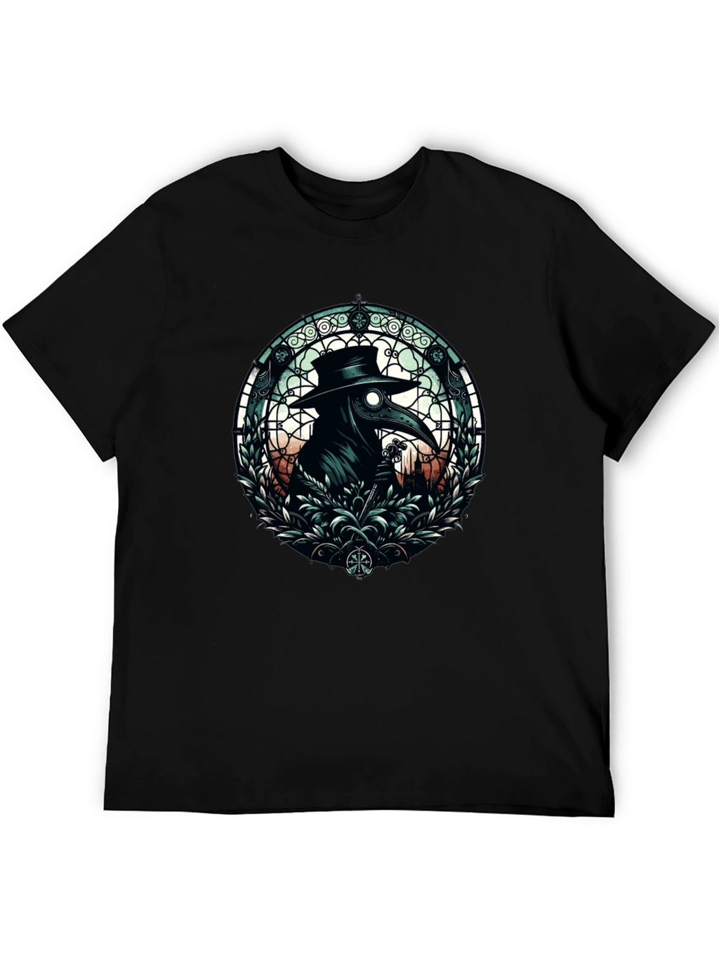 Plague Doctor T-Shirt - Gothic Style