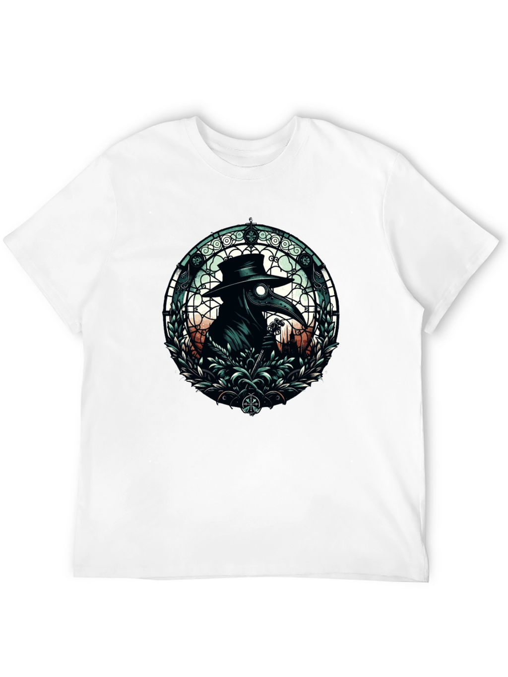 Plague Doctor T-Shirt - Gothic Style