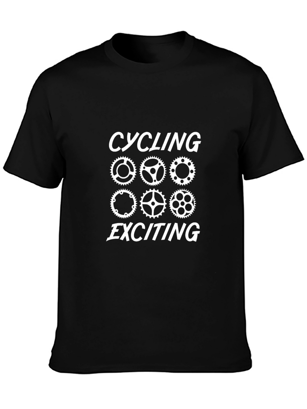 Cycling Exciting Black T-Shirt
