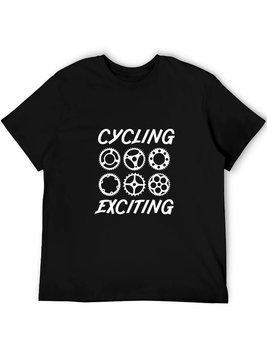 Cycling Exciting Black T-Shirt