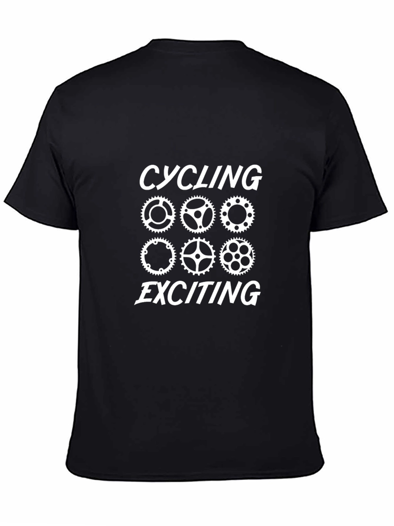 Cycling Exciting Black T-Shirt