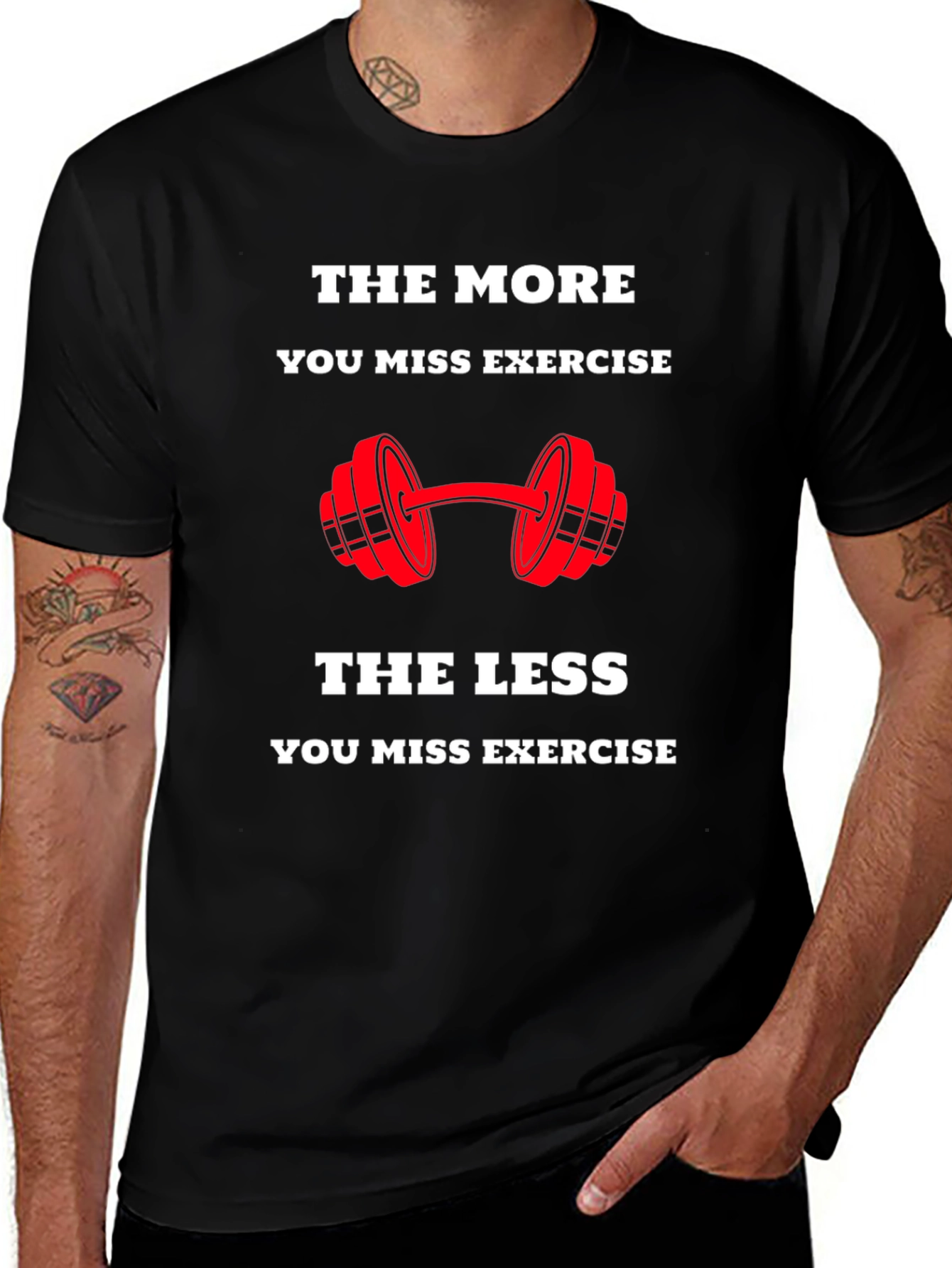 Workout Motivation T-Shirt - Exercise Reminder