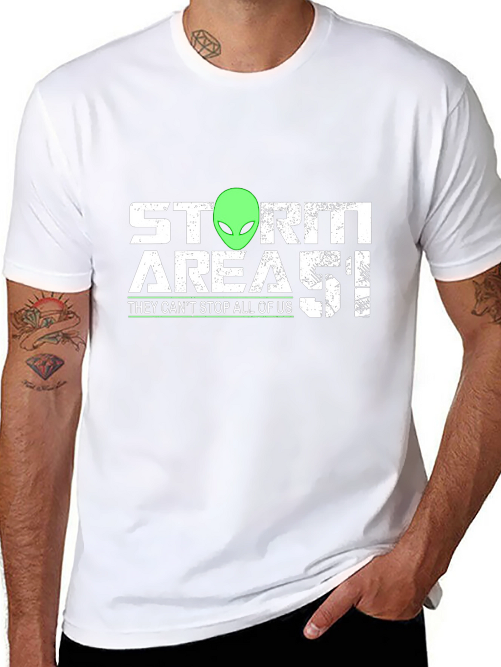 Storm Area 51 Alien Graphic Tee