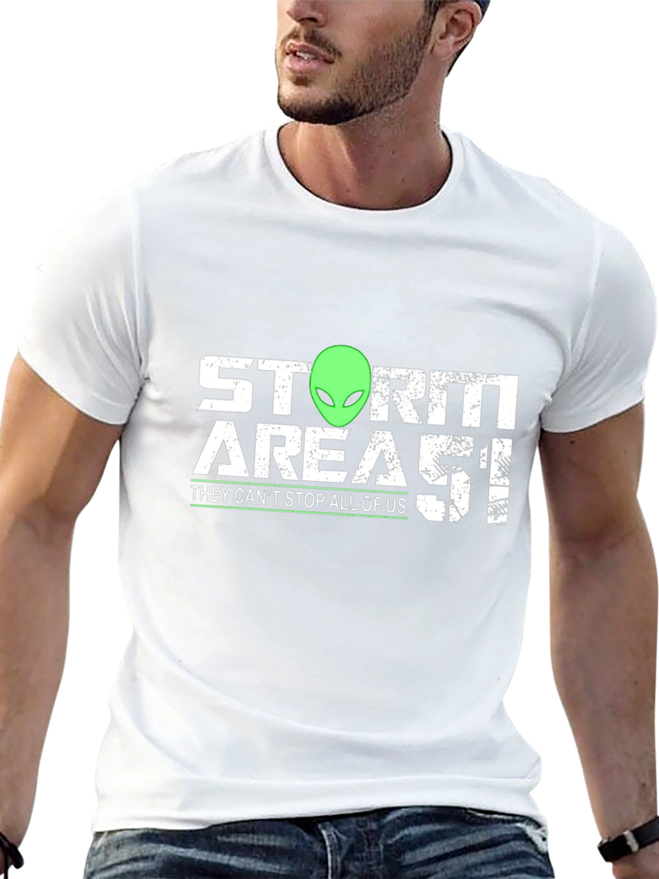 Storm Area 51 Alien Graphic Tee